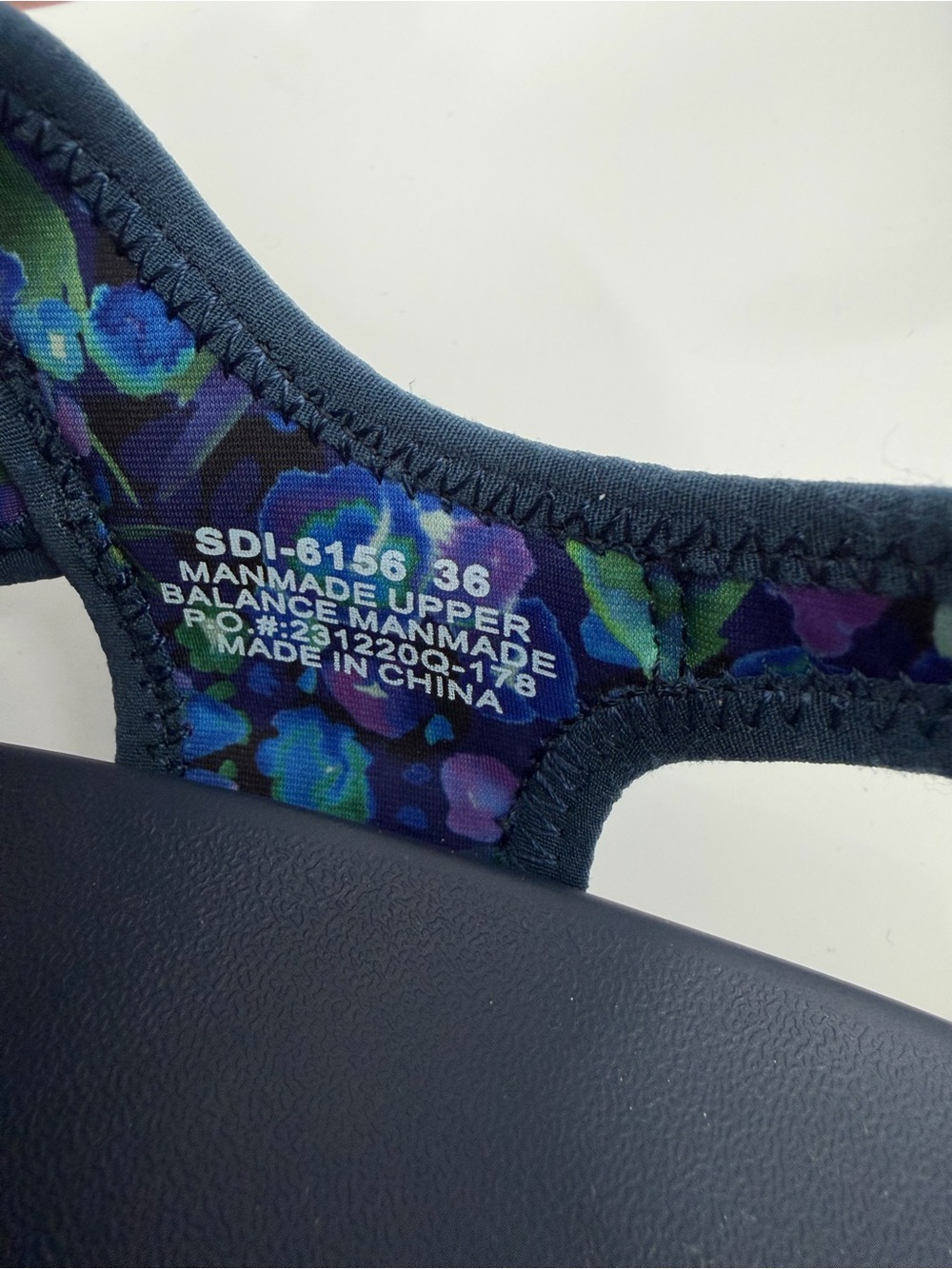 Alegria by PG Lite Sandie Navy And White Sandal - Picture 8 of 8